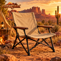 ravqezin™ Canvas Camp Chair with Wood Arms image 1