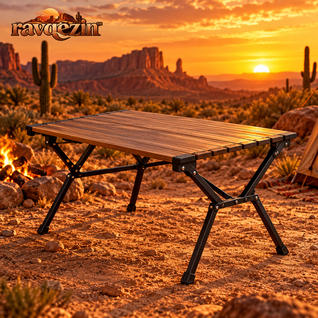 ravqezin™ Folding Desert Camp Table image 1