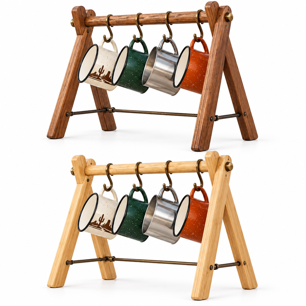 ravqezin™ Portable Camp Mug Rack image 2