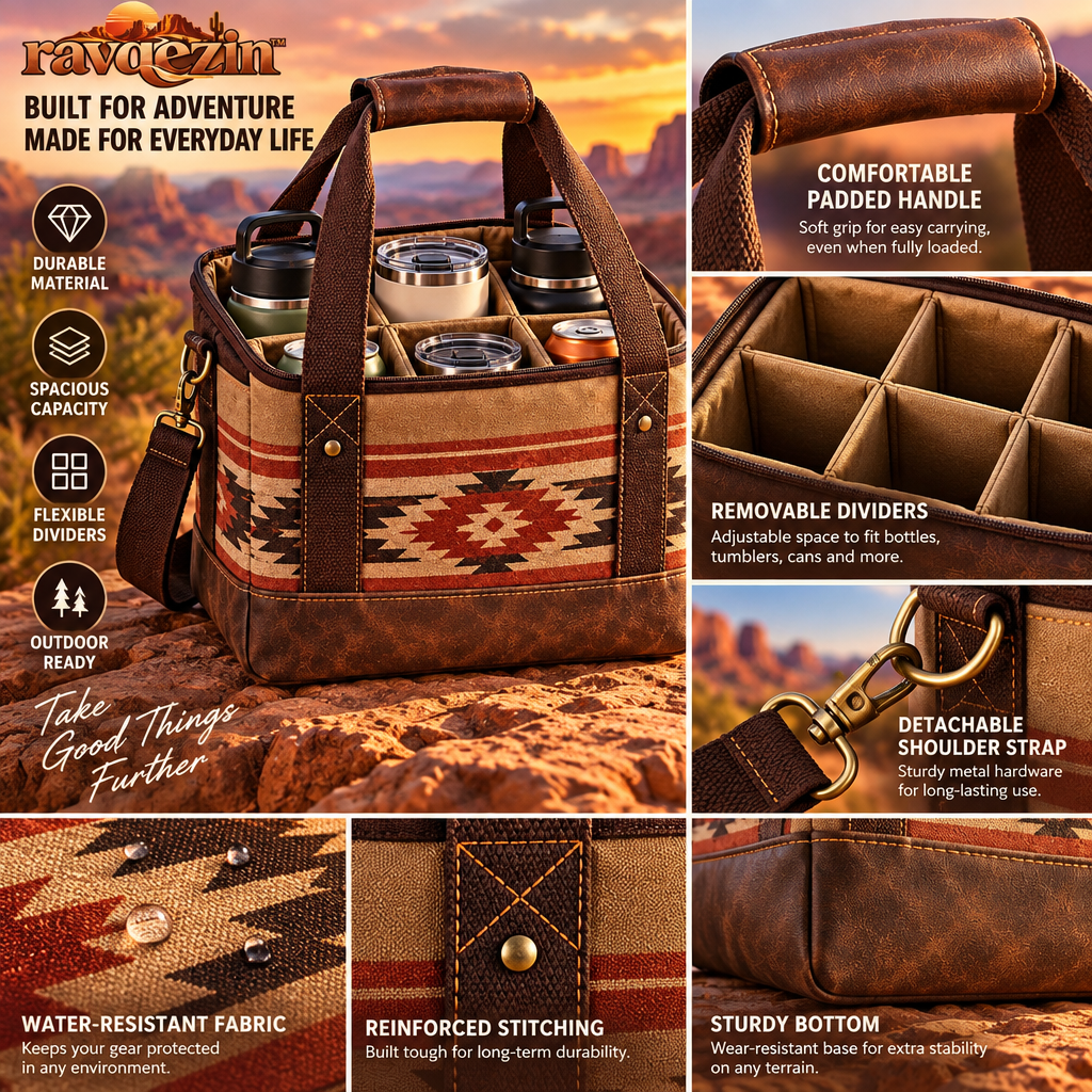 ravqezin™ Insulated Desert Drink Carrier image 2