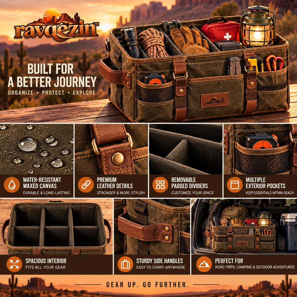 ravqezin™ Car Camping Gear Organizer image 4