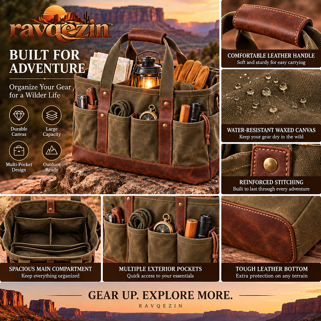 ravqezin™ Portable Camp Utility Tote image 5