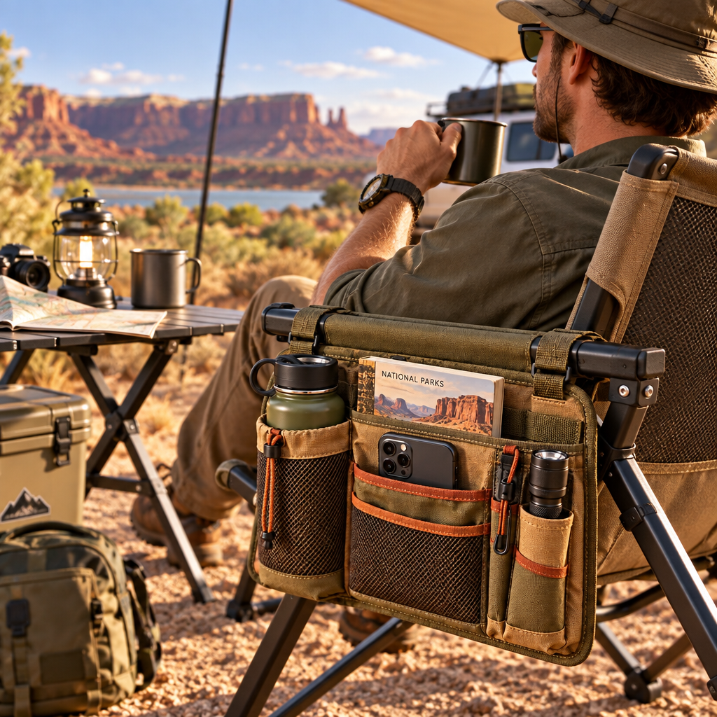 ravqezin™ Desert Camp Bedside Organizer image 2